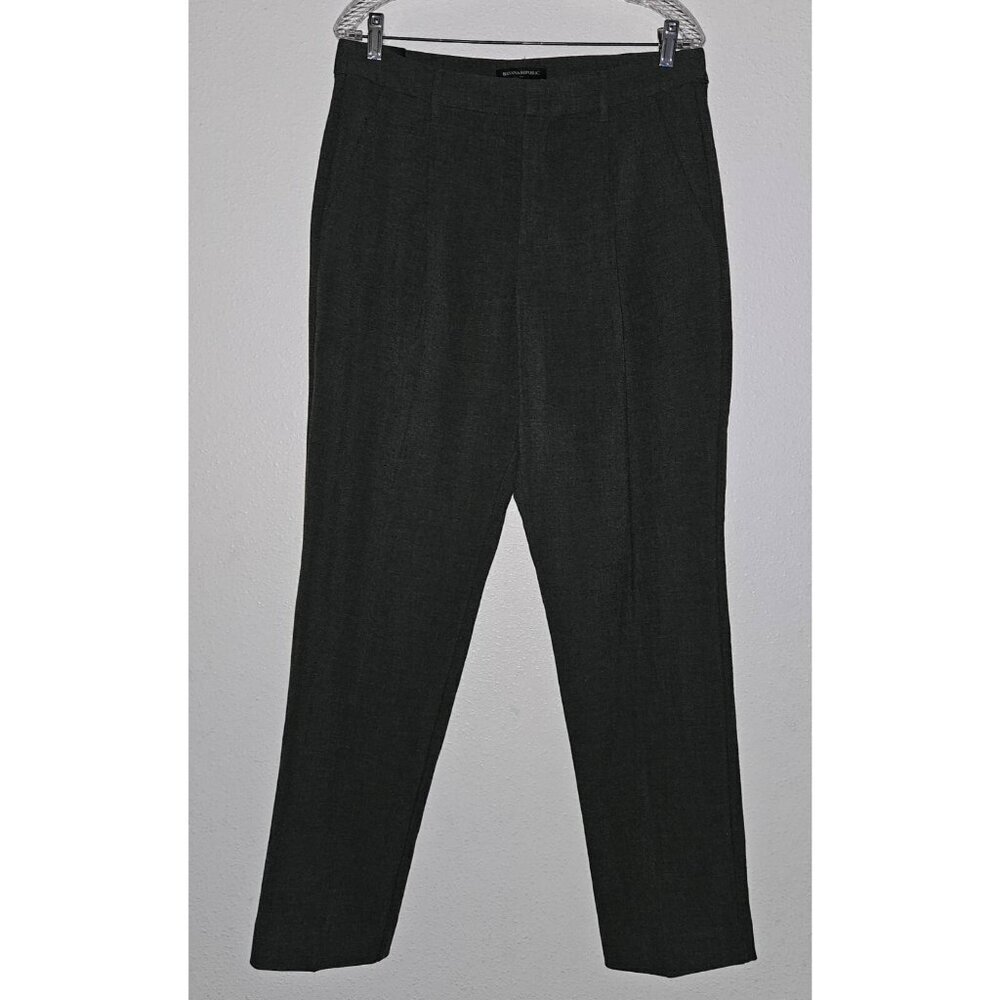 NEW Banana Republic High Rise Suit Pant Size 12 Gray Career Retail $100